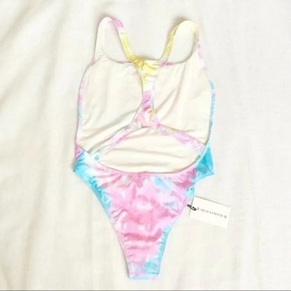NWT SOLID&STRIPED RE/DONE The Venice One Piece Tie Dye Size S - Picture 11 of 16